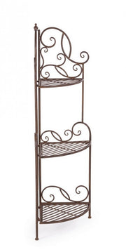 Meuble d'angle 3P Mélanie marron