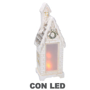 Maison en céramique crème cm11,5x10h31