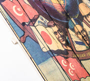 Impression sur bois avec toile multicolore 60x100 cm