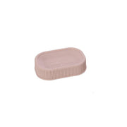 Porte-savon série Colorado en plastique blanc-rose