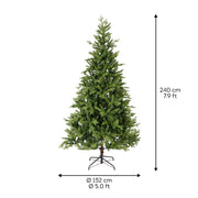 Sapin de Noël en pin Allison H 240 x ø 152 cm