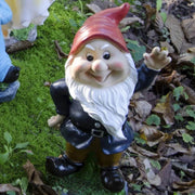 Statue de jardin nain au chapeau rouge 16x13,5x28H