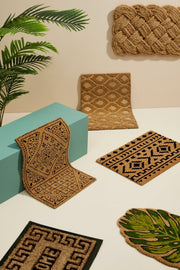 3x Paillasson tressé 40X60