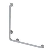 Rampe d'angle de sécurité 78 x 78 cm pour personnes handicapées, couleur blanche