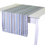 Tapis de passage rayé bleu armée de l'air teint en fil cm50x150