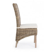 Chaise d'extérieur en Luzia Mahogany 48x59x h104 cm