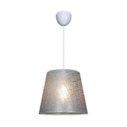 Lampe à suspension Conic ASZ0777 en tissu gris