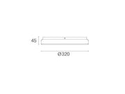 28W 3000K LED PLADIER LEPILIER ELECTRA BIANCO