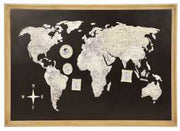 Image du monde noir avec cadre photo cm. 109.5x3xh76.5