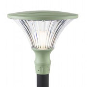 Lampe extérieure en aluminium moulé avec diffuseur transparent - couleur sauge