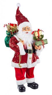 Support à paillettes Babbo 2x Rouge L