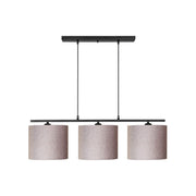 Suspension Medusa ASZ1532 avec abat-jour en tissu beige