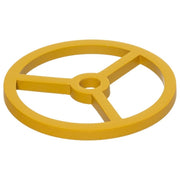 Miroir moderne avec rangement Jaune diamètre 14x h35 cm