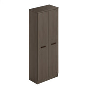 Armoire à chaussures mobile en terre avec deux portes polyvalentes et 6 étagères cm h182x71x38