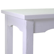 Table de présentation en bois blanc
