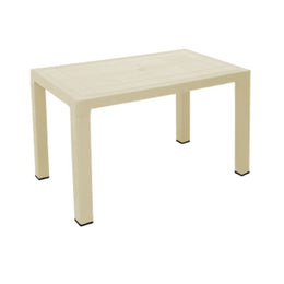 Table rectangulaire TAV526 beige extérieur 120x70 cm