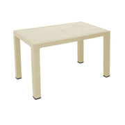 Table rectangulaire TAV526 beige extérieur 120x70 cm