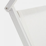 Chaise longue d'extérieur blanche