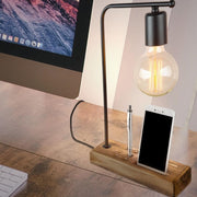 Lampe de bureau avec support pour téléphone portable Vito 24 xh. 39 cm