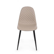 Chaise de salle à manger en simili cuir Tortora AMANDA 45x54x h87 cm