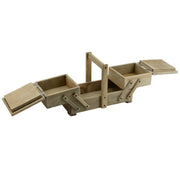 Etabli palissandre 2 tiroirs cm33x16h22