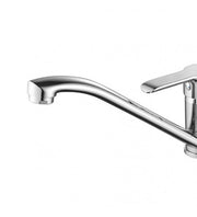 Mitigeur d'évier avec bec pivotant de la série Ariel, avec une finition chromée.