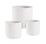 Set3 P.Vaso Pyramide à Bianco