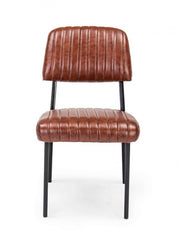Chaise Vintage Orange Foncé Nelly 60x59x84-44h