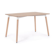 Table en bois de style naturel 120x80