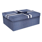Carton rectangulaire bleu 1-5 cm43x34h24
