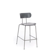 Tabouret en polypropylène avec assise grise
