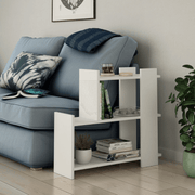 Table basse Mua blanche avec 3 étagères