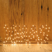 LED Écriture de Noël Copper microled 38 cm Blanc chaud