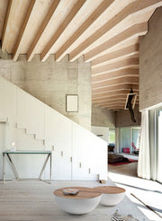 Table basse moderne en bois blanc Lancaster