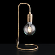 Lampe de table industrielle urbaine en fer brossé 27 cm