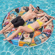 Île de la bande dessinée gonflable