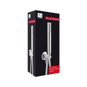 Ensemble de douche rond duplex avec raccordement d'eau et flexible - Série Platinum