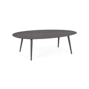 Table basse d'extérieur en aluminium Anthracite RIDLEY 120x75x h36 cm