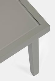 Salon de jardin 3 pièces en métal taupe Auri