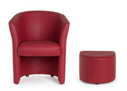 poltrona c-pouf rita rosso