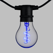 Lumière de fête 36V 10 A60 E27 Filament en spirale LED 4+5m Lumières de Noël