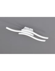 Plafonnier Moderne 3 Led Ondulés Tiges 4000k Route Blanc Trio Lighting