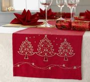 Nappe style 15 rouge cm140x180