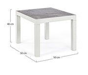 Table basse lunaire Kledi 50X50
