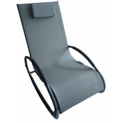 Fauteuil à bascule gris foncé - CasaCollection