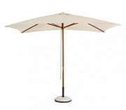 Syros 2x 3 parasol de jardin couleur naturelle