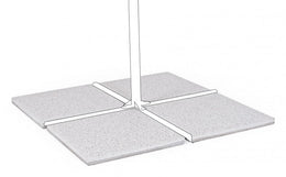 Set4 Carreaux 50X50 20Kg Mélange Ciment Blanc -