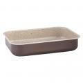 Moule carré Rustic Line pour tout cuire, mesure 25x25x5 cm