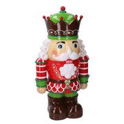 Soldat en résine avec led verte cm26x18h48