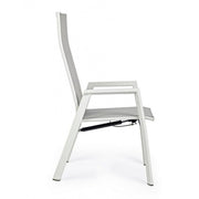 Chaise de jardin inclinable Steven Lunar c-br 59x72x112h cm